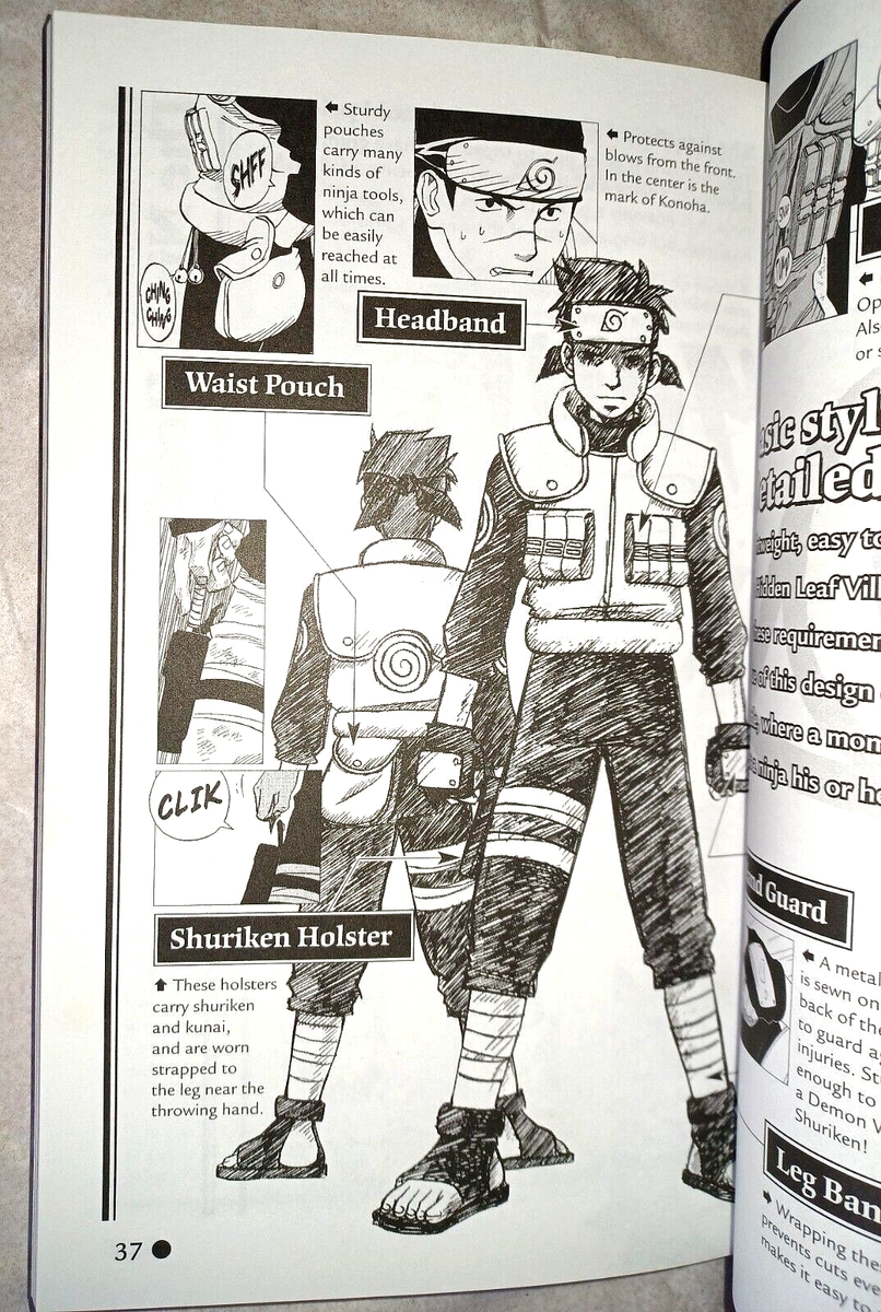 Naruto: The Official Fanbook Masashi Kishimoto SC Book Viz Manga