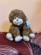 NWT 12  Brown Monkey plushie cute