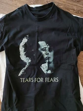 Tears for Fears Gift For Fans Black T-Shirt Cotton Full Size 20D1567