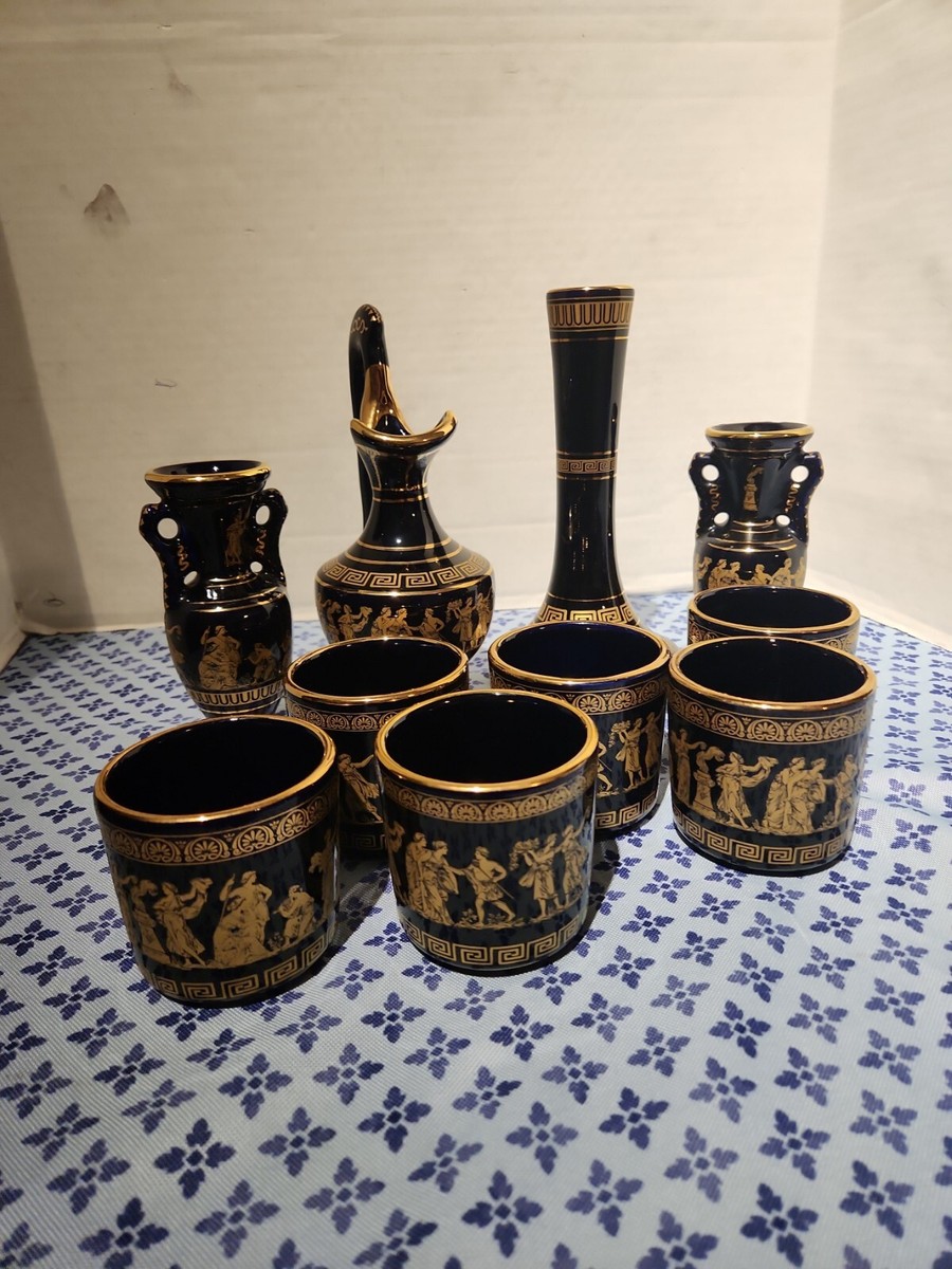 アンティーク ギリシャ壺24KGOLD ギリシャ handmade Greece ギリシャ