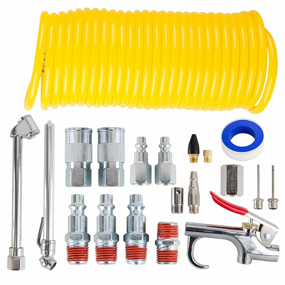 Kit d'accessoires de compresseur avec outil de soufflage de tube à Kit d'accessoires de compresseur avec outil de soufflage de tube à