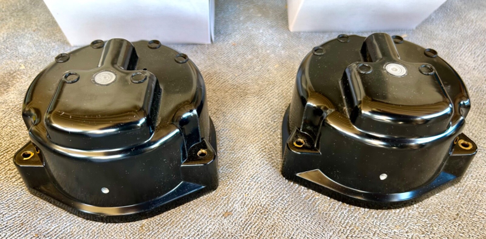 NEW 1959 - 1991 Ferrari Lamborghini 12 cylinder dual distributor cap #121552 V12