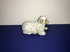 3” Vintage Sheep Animal Christmas Nativity Manger Porcelain Ceramic Figurine