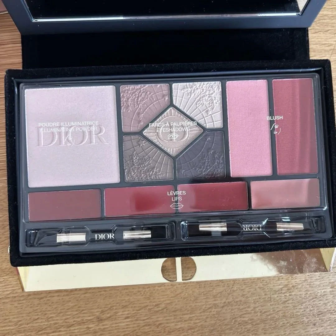 Palette de fards à paupières et lèvres Dior Holiday Couture Collection limitée avec boite jamais utilisée
