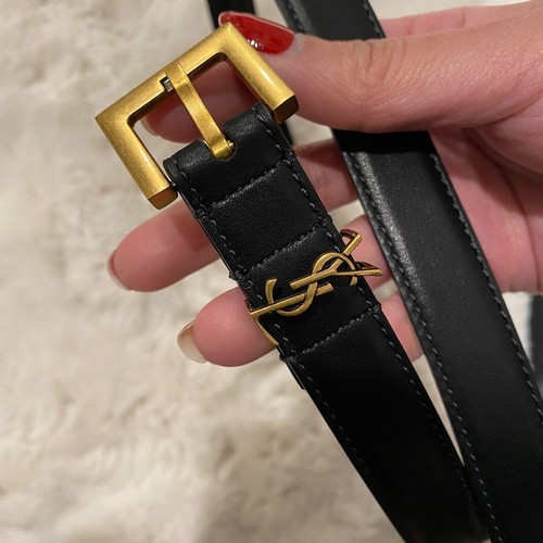 YSL Saint Laurent Slim Belt Size 90cm - Picture 2 of 5