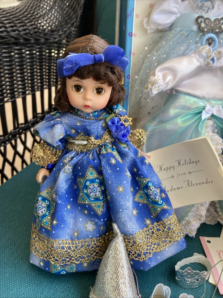 Lote de 4 * Muñecas Madame Alexander 8" Años 90 Enchanted Storyland Americana Trunk Foto 2 de 4