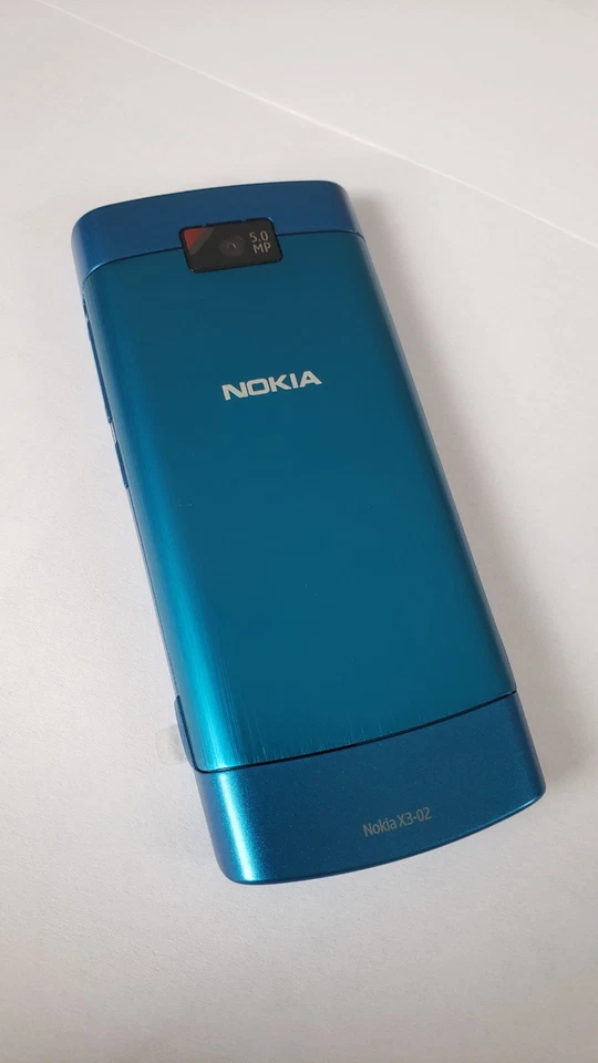 Nokia X3-02 Touch & Type (Three) Mobile Phone Blue  - Image 2 of 2