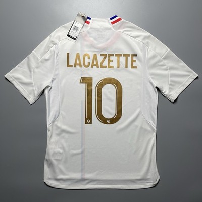 15-16Y/176 SIZE LYON ADIDAS 2023/2024 SOCCER HOME JERSEY #10