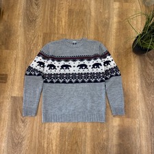 Sergio Tacchini Polar Bear Lana Wool Sweater Mens Size M