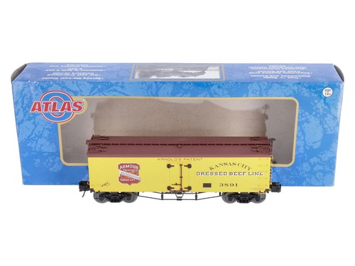 Coche frigorífico de madera Atlas 3001427S calibre O KC Armour Packing Co. 36' #3891 (3 rieles) | Condition: Used