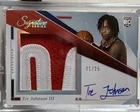 Panini 2025-26 Signature Series Tre Johnson III Rookie Patch Auto RPA-TRE 21/25
