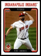 2023 Kent Emanuel MiLB Minor League Rookie Indianapolis Indians Pirates