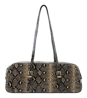 Seidenfelt Manufaktur Lilleby Shoulder Bag Schultertasche Tasche Reptile Beige