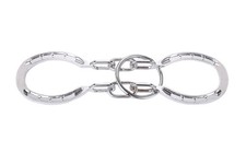 Traditional Brain Teaser Metal Horseshoe Puzzle Silver, Normal 