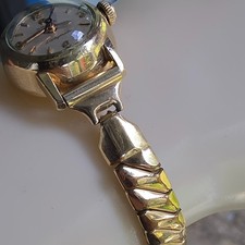 Vintage OMEGA Ladymatic watch S5268 14K Gold Filled swiss 1956 12