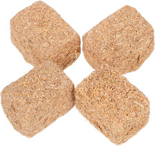Mini Hay Bales: 4Pcs Miniature Hay Bales Mini Fake Haystack for Dollhouse Farm G