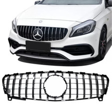 MERCEDES A CLASS W176 2015-2018 FRONT GRILLE PANAMERICANA GT STYLE CHROME 