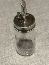 Glass And Stainless Steel Dripless Oil Pouring Bottle