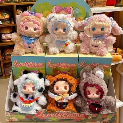 Lovely Emma Pocket Zoo Series Plush Pendant Set of 6-No Repetition