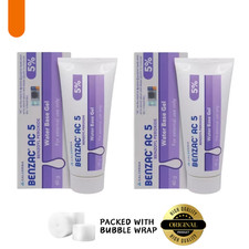 2 x BENZAC AC 5 Gel Benzoyl Peroxide 60g Galderma Kill Acne Bacteria Pimple
