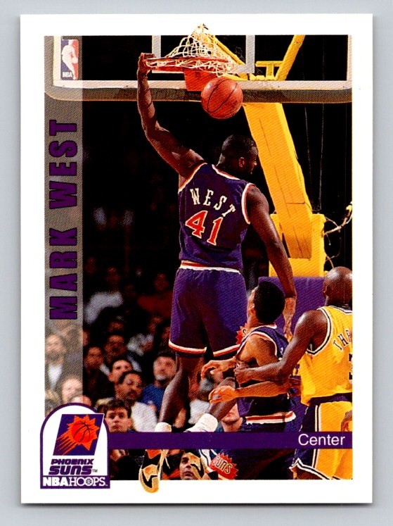 1992-93 Hoops #186 Mark West