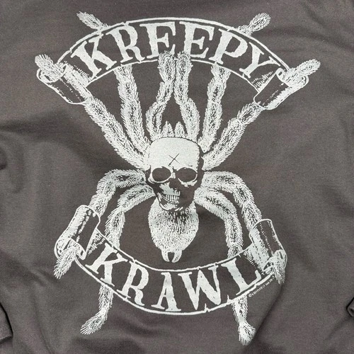 Kreepsville 666 Spider Web Skull Zip XL Gothic Horror Black Jacket Emo Halloween image 6
