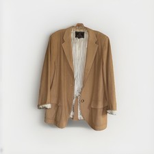 THE LIMITED COLLECTION WOMEN LARGE CAMEL COLOR BLAZER JACKET Size L