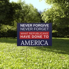 Anti Trump Yard Sign Protest Sign Political Election Vote Support Display