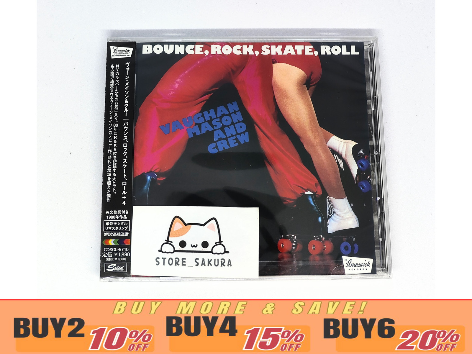 Vaughan Mason & Crew Bounce Rock Skate Roll  with Bonus Track From Japan CD 10tr