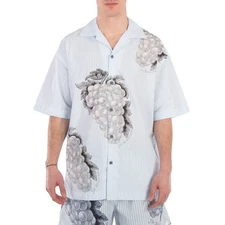 JW Anderson Grape Stripe Vacation Shirt