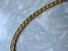 Vintage AVON Goldtone Chunky 1/4" Flat Chain Link 18.5" Necklace — photo 3