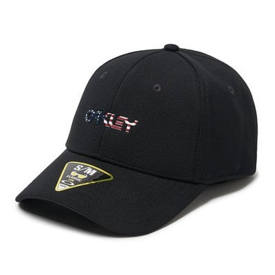 Oakley Mens 6 Panel Stretch Metallic Hat Mens Cap 912209 - New