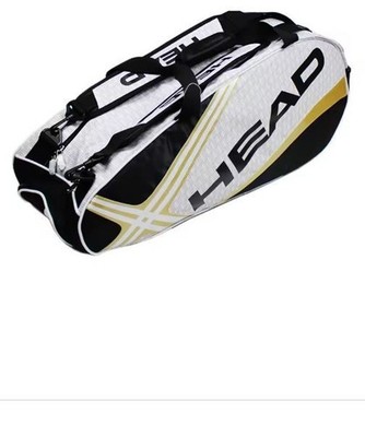 HEAD Tennis Tasche NEW SET (6 Pack) Black-White-Gold-NEW!!!