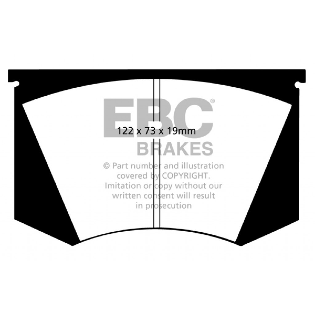 Aston Martin Virage 1989-1992 FRONT Brake pad