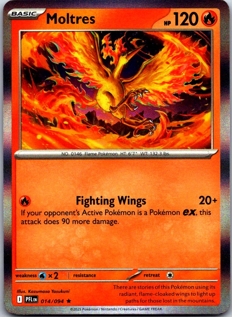 Moltres Rare Deck Exclusives 014/094 NM