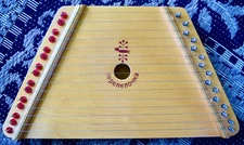 MUSIC MAKER Lap Harp Dulcimer Nepenenoyka 15 String Instrument Wooden Zither