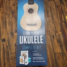 "Learn to Play Ukulele" Complete Kit w/ Extra String Pack