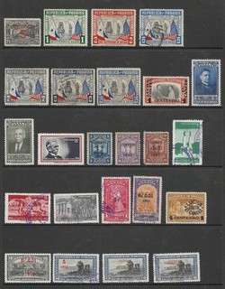 Panama Canal Zone Stamp Group With Mint & Used Issues As Scans (2 Scans)