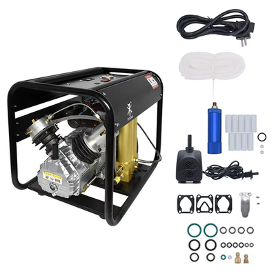 #ad TUXING TXEDM042 300Bar PCP Air Compressor High Pressure Auto Stop with Double Fi $446.99