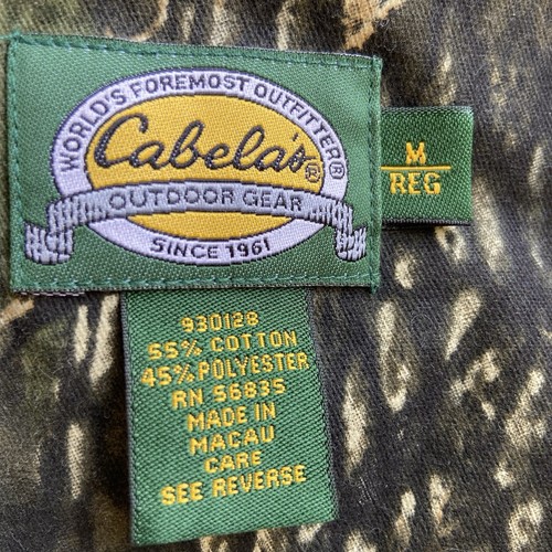 Cabelas Shirt Camo Seclusion3D Medium Regular Camouflage Hunting Outdoor CMO4 - Picture 2 of 14