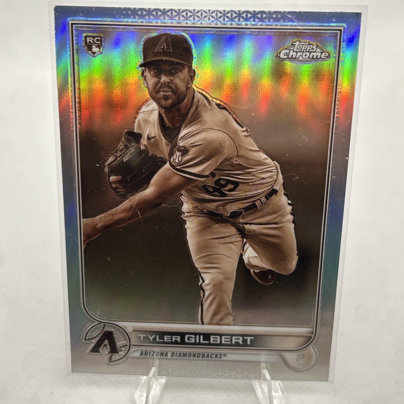 2022 Topps Chrome - Tyler Gilbert #65 Sepia Refractor (RC)