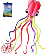 Hengda Octopus Soft Kite Easy to Fly Beach Kite for Kids Adults