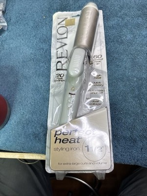 Revlon 1.5'' Perfect Heat Curling Iron Boxes, Crooked Otherwise Brand New