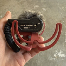 Rode VideoMic On-Camera Mic Hot-Shoe Shock Mount Windscreen 80Hz HPF 3.5mm