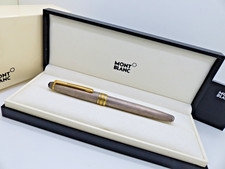 Montblanc Meisterstuck 144 Solitaire Fountain Pen Ag 925 S/Silver 18k 'M' Nib 