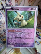 2024 Mimikyu 037/091 SV: Paldean Fates Reverse Holo Pokemon Card