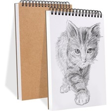 2 Pack Sketch Book, 5.8&rdquo; x 8.3&rdquo; Small Sketch Pad,100GSM/68LB Sketchbook for