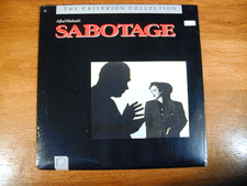 SABOTAGE 1936 LASERDISC CRITERION COLLECTION 1987 BRAND NEW SEALED HITCHCOCK