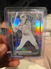 2024 Topps Bowmann Chrome Pearl Refractor #BCP-205 Jacob Wilson Athletics 