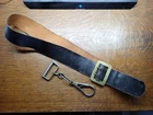 Civil War Union Cavalry Carbine Leather Sling with Hook, Confederate Reenactment